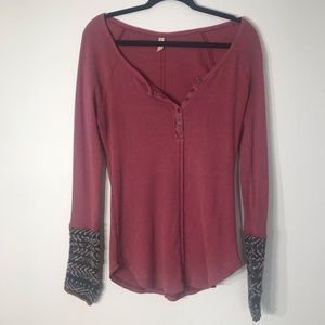 Free people long sleeve